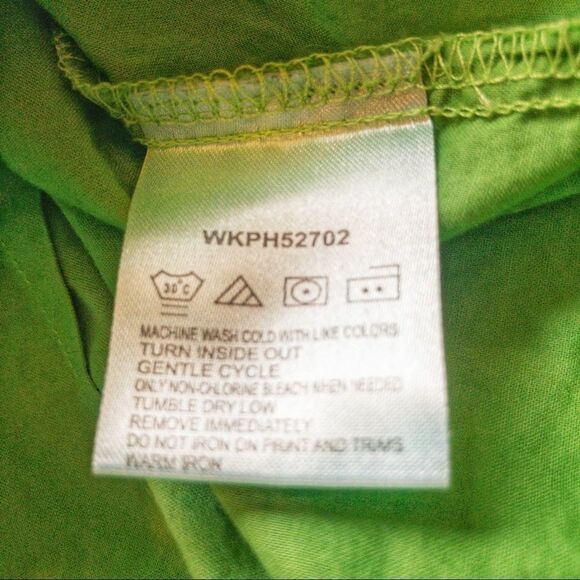 Green Ombré Western Snap Front Shirt Sz L - Picture 10 of 13